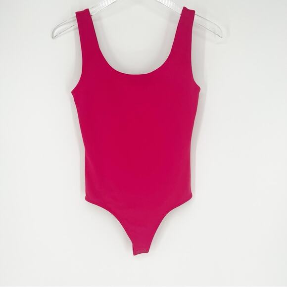 Express Body Contour Compression Bodysuit XS Pink - Picture 2 of 6